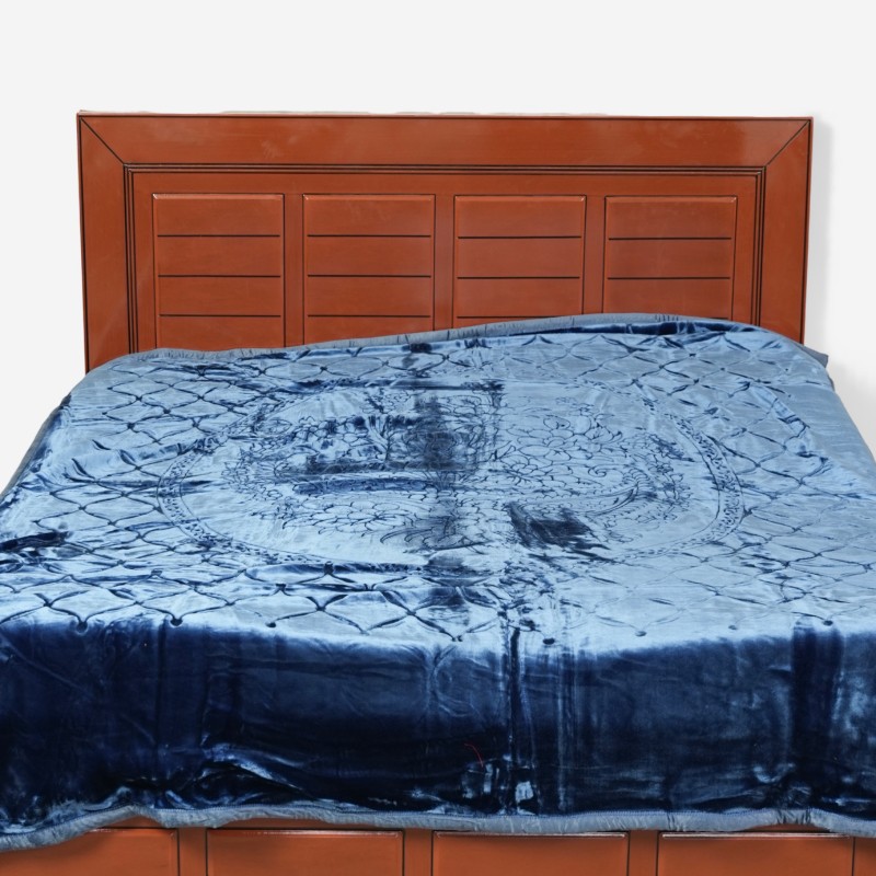 Avalon Double Bed Blanket - (DBB-Avalon-Blue)-3