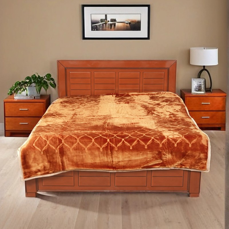 Avalon Double Bed Blanket - (DBB-Avalon-Golden)-1