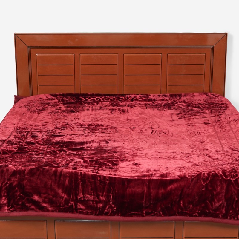 Dreamz Double Bed Blanket - (DBB-Dreamz-Maroon)-3