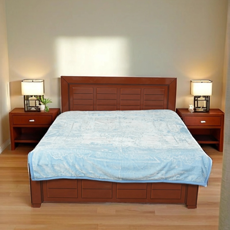 Dreamz Double Bed Blanket - (DBB-Dreamz-Sky-Blue)-1