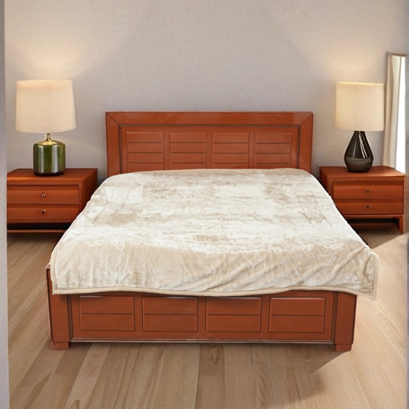 Dreamz Double Bed Blanket - (DBB-Dreamz-White)-1